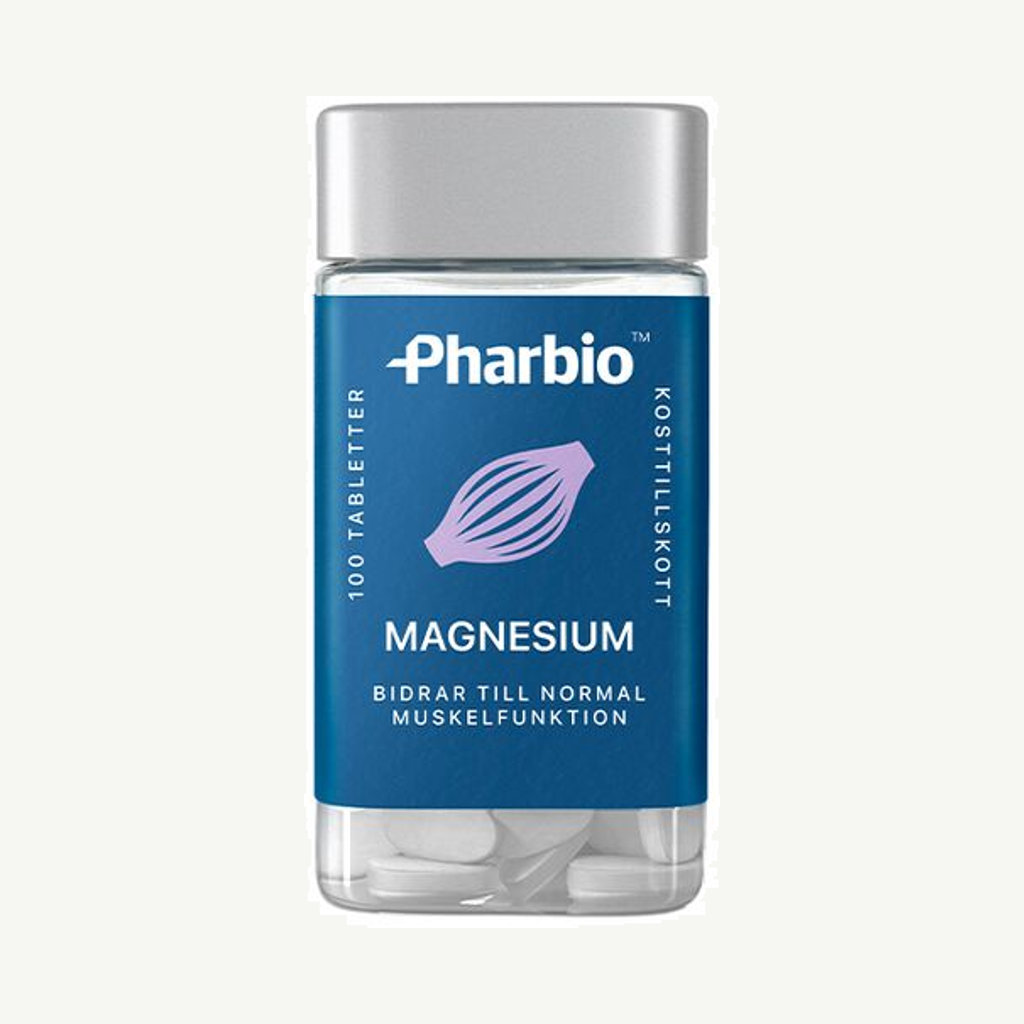 Förpackningen till Magnesium 100 tabletter