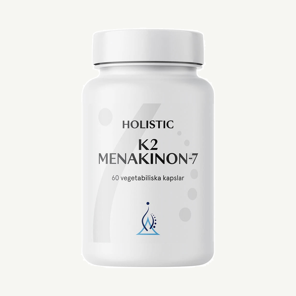 Förpackningen till Holistic K2 60 caps