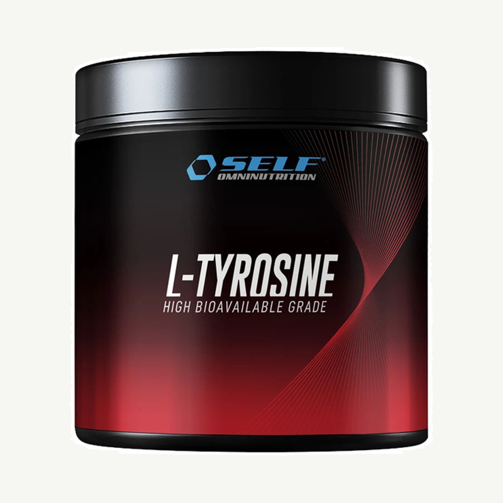Förpackningen till Self Omninutrition L-Tyrosine 200 g