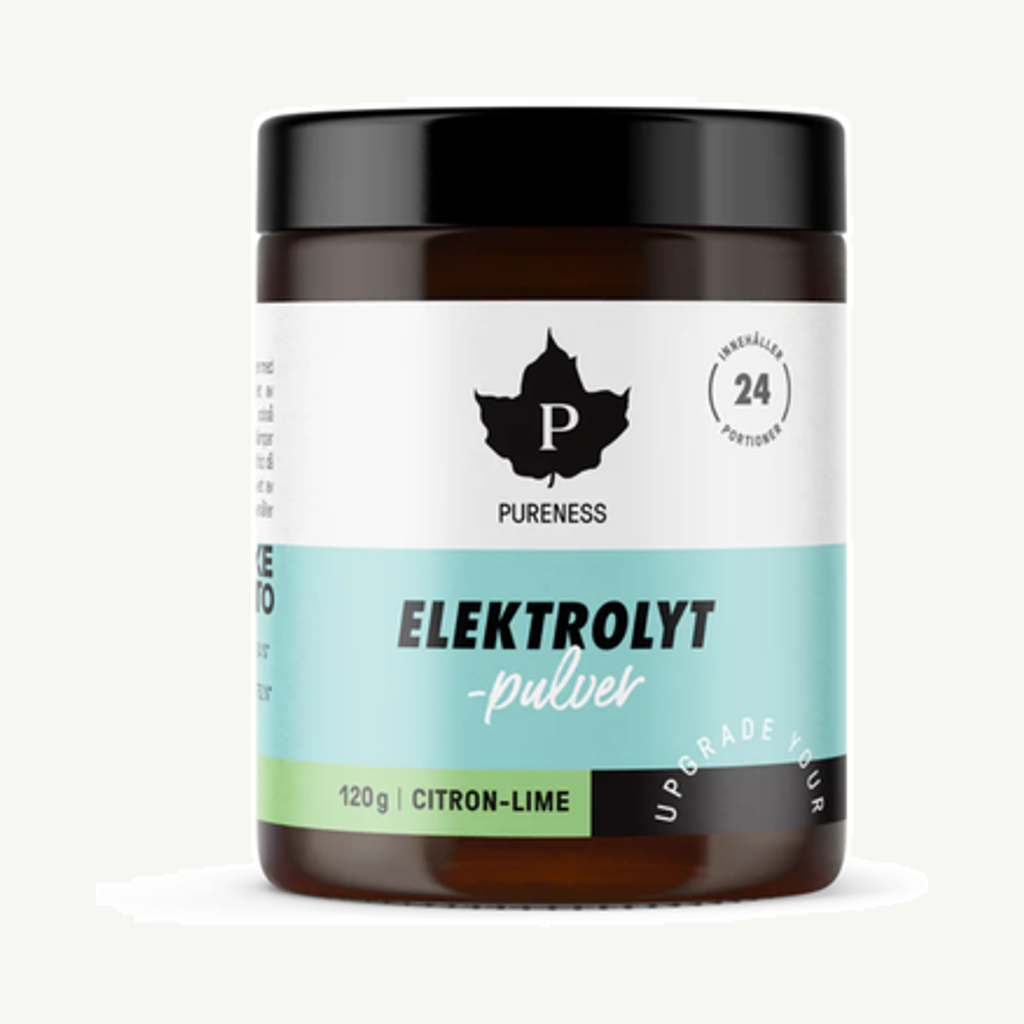 Förpackningen till Elektrolytpulver Citron Lime 120g