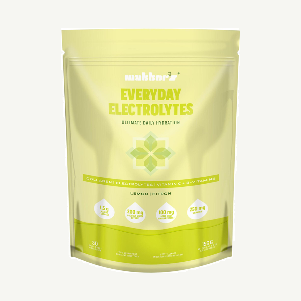 Förpackningen till Matters Everyday Electrolytes Citron/Lemon 156 g