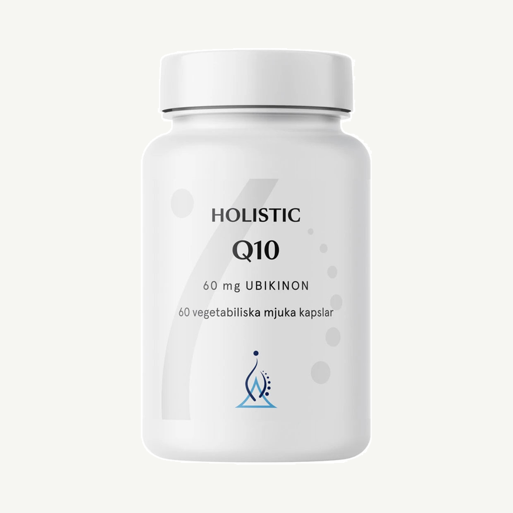Förpackningen till Holistic Q10 60 mg 60 caps