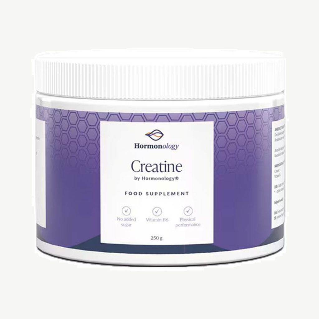 Förpackningen till Creatine Powder by Hormonology 250 g
