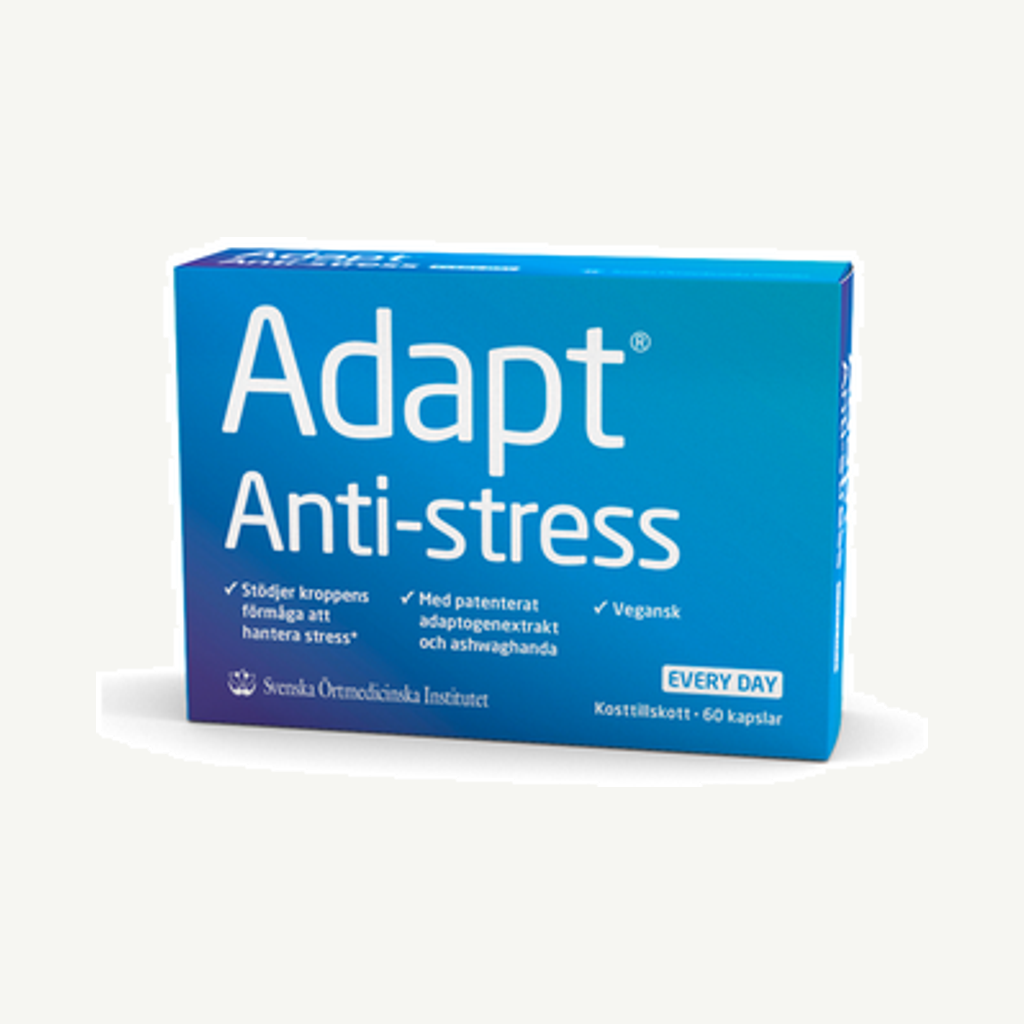 Förpackningen till Adapt Anti-stress 60k