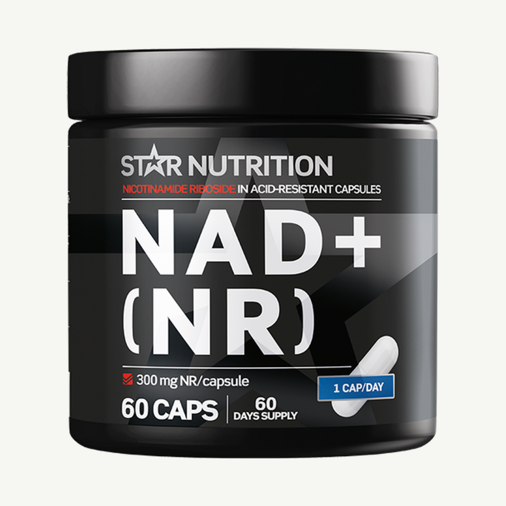 Förpackningen till NAD+ (NR) 300 mg 60 kapslar