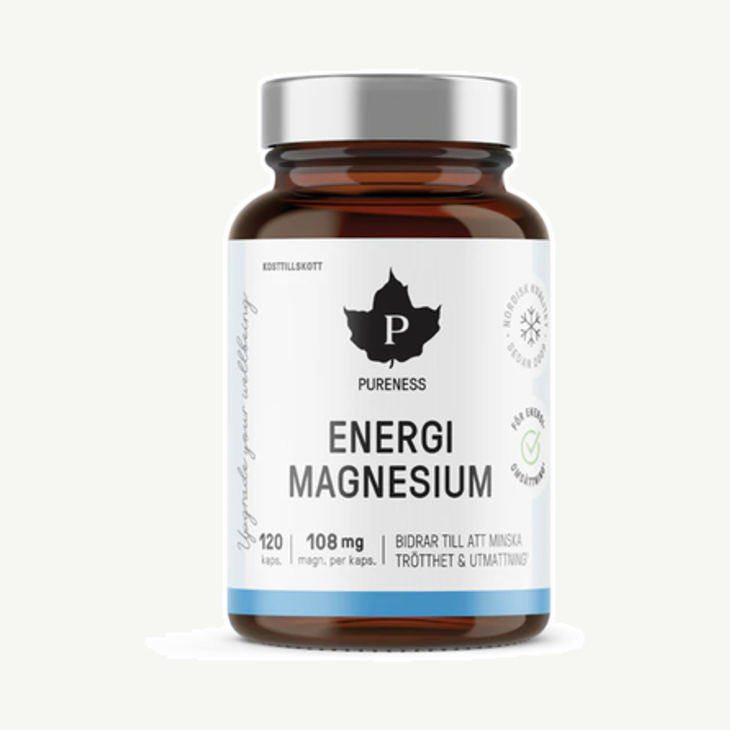 Förpackningen till Energimagnesium 120k