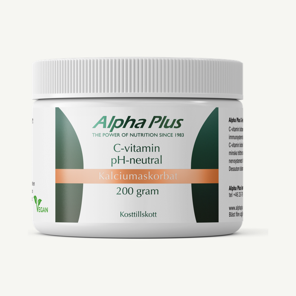 Förpackningen till C-vitamin pH-neutral 200 g