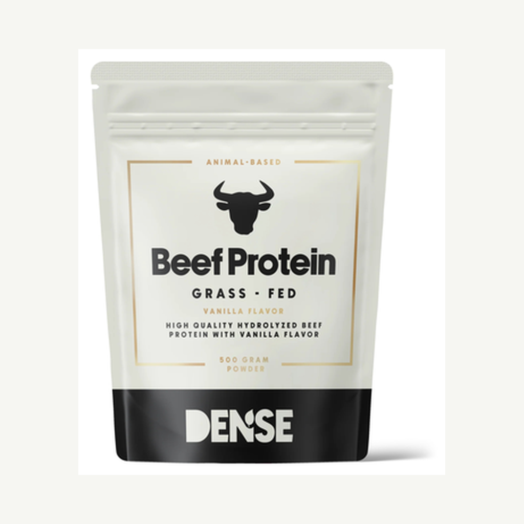 Förpackningen till Gräsbetat Biffprotein Vanilj 500g
