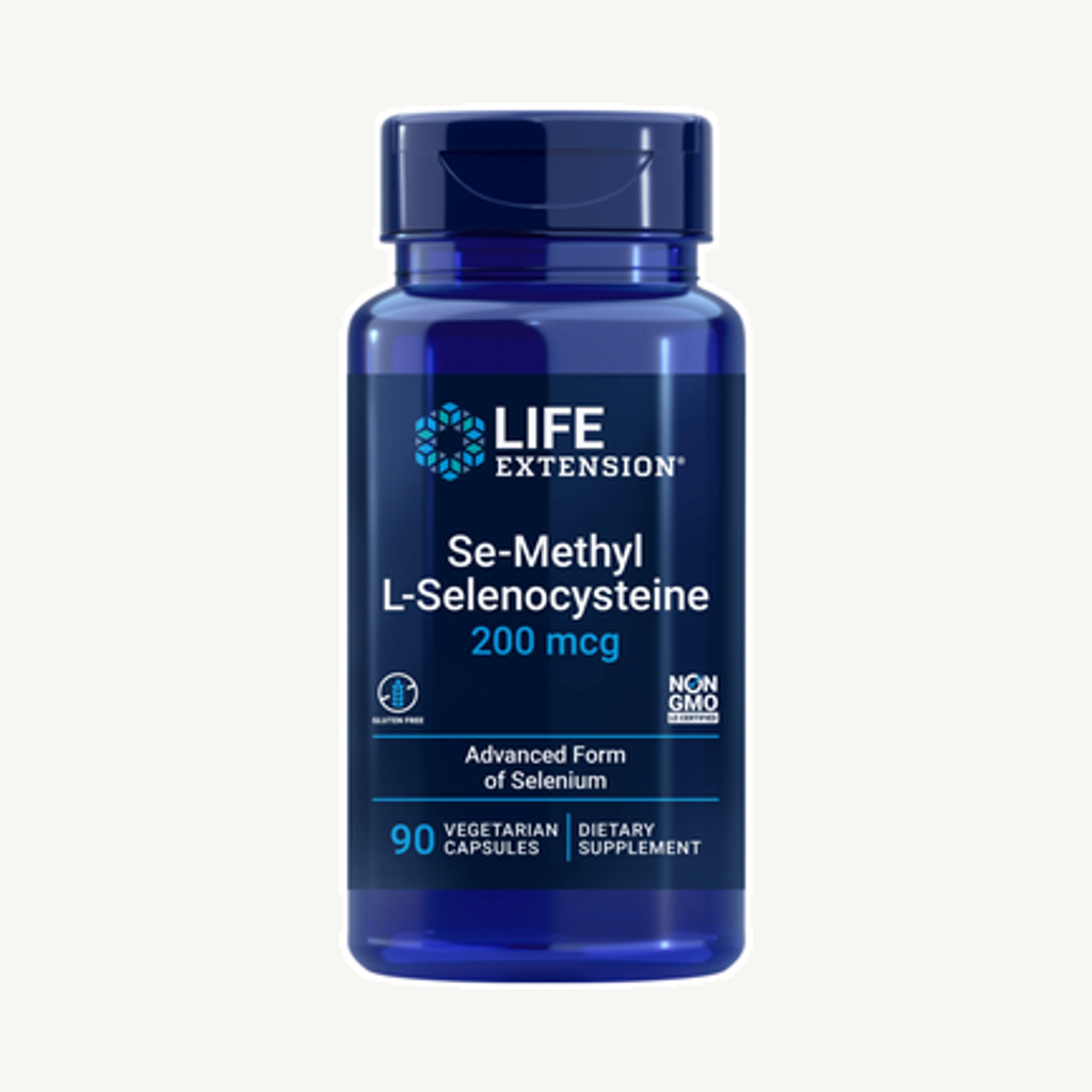Förpackningen till Se-Methyl L-Selenocysteine 200mcg 90k