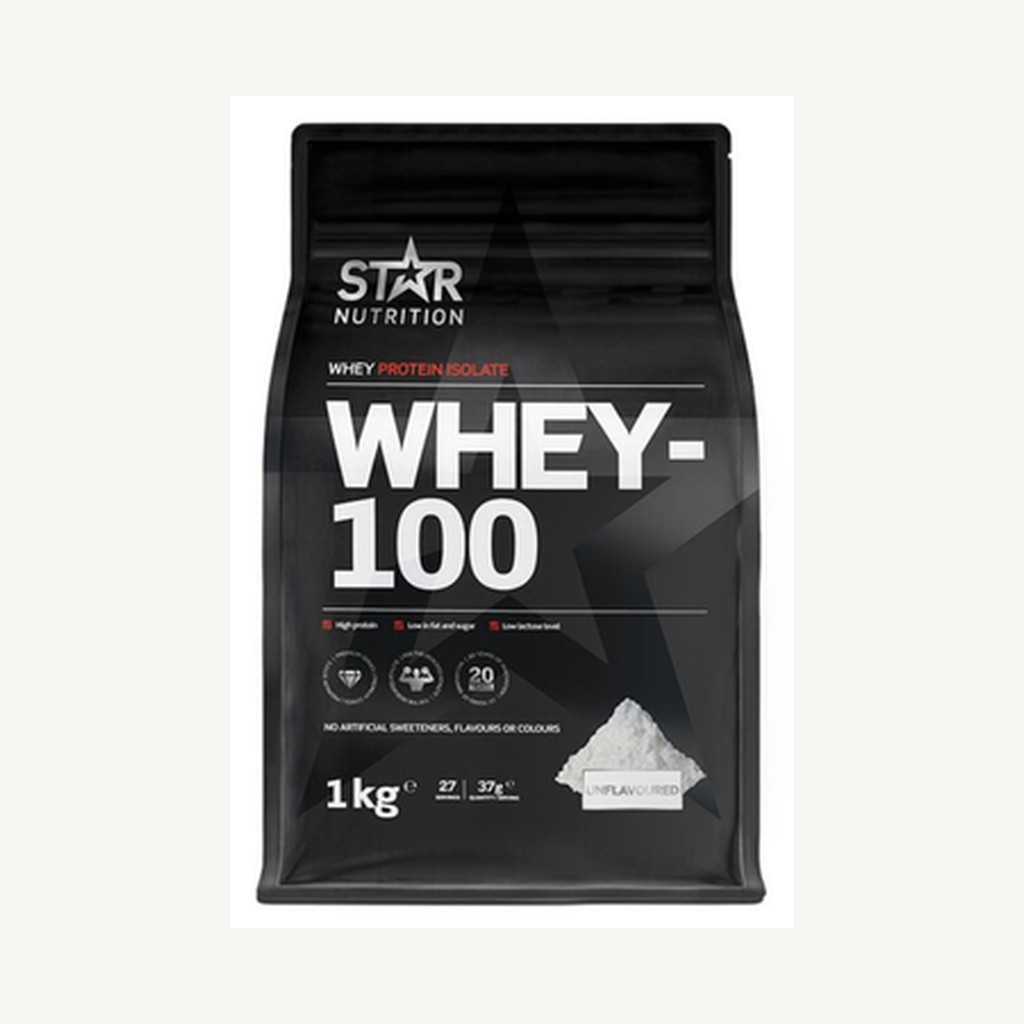 Förpackningen till Whey-100 Naturell 1kg