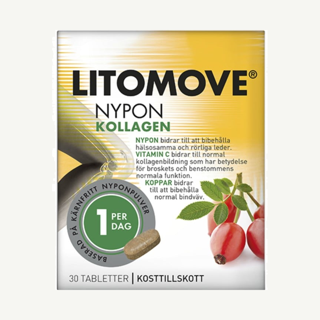 Förpackningen till Litomove Kollagen 30 st