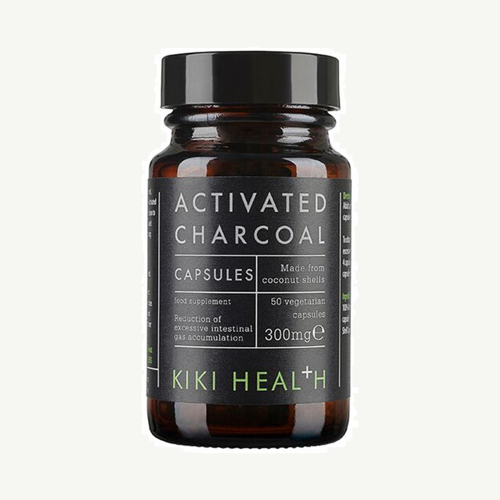 Förpackningen till Activated Charcoal 50 kapslar