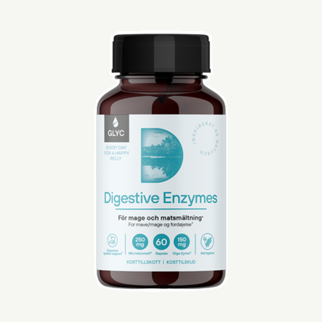 Förpackningen till Digestive Enzymes 60k