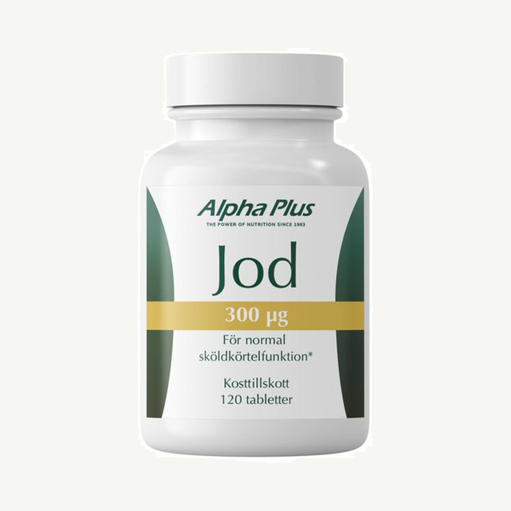 Förpackningen till Jod 300 µg 120 tabletter