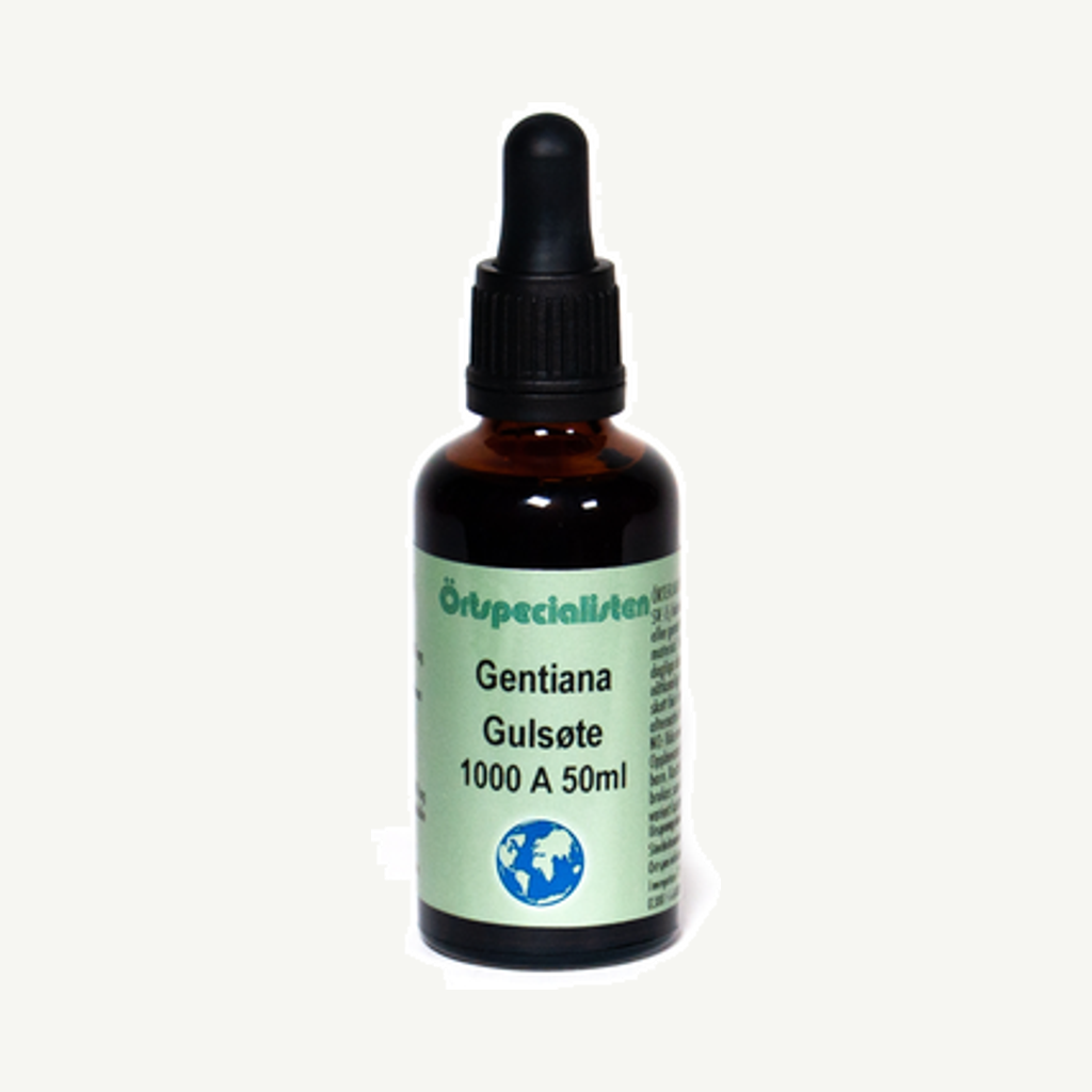 Förpackningen till Gentiana 1000 A 50ml