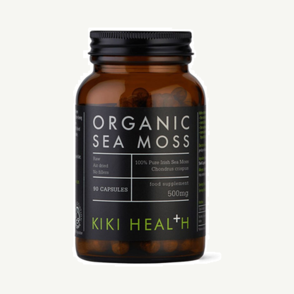Förpackningen till Organic Irish Sea Moss 90k