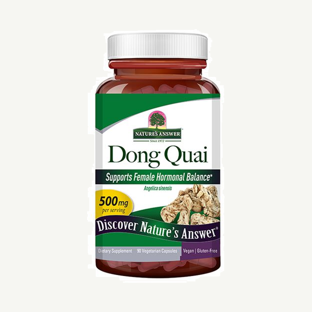 Förpackningen till Dong Quai Root 90 kapslar