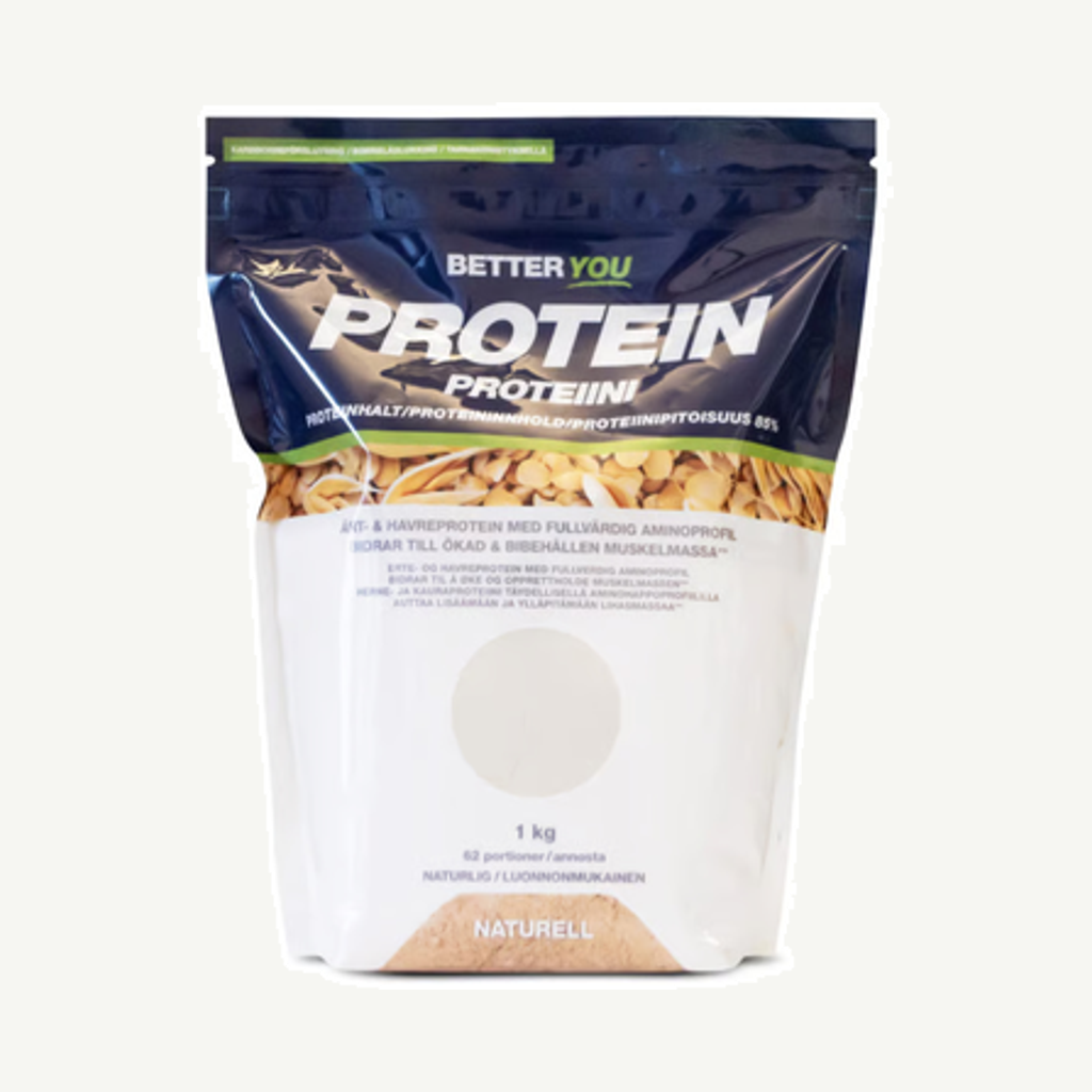 Förpackningen till Ärt-Havreprotein Naturell 1kg