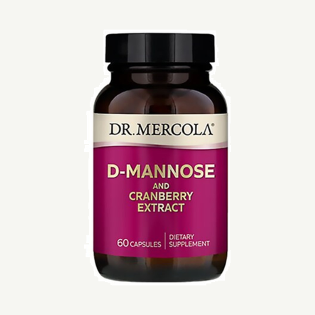 Förpackningen till D-Mannose & Cranberry Extract 60k