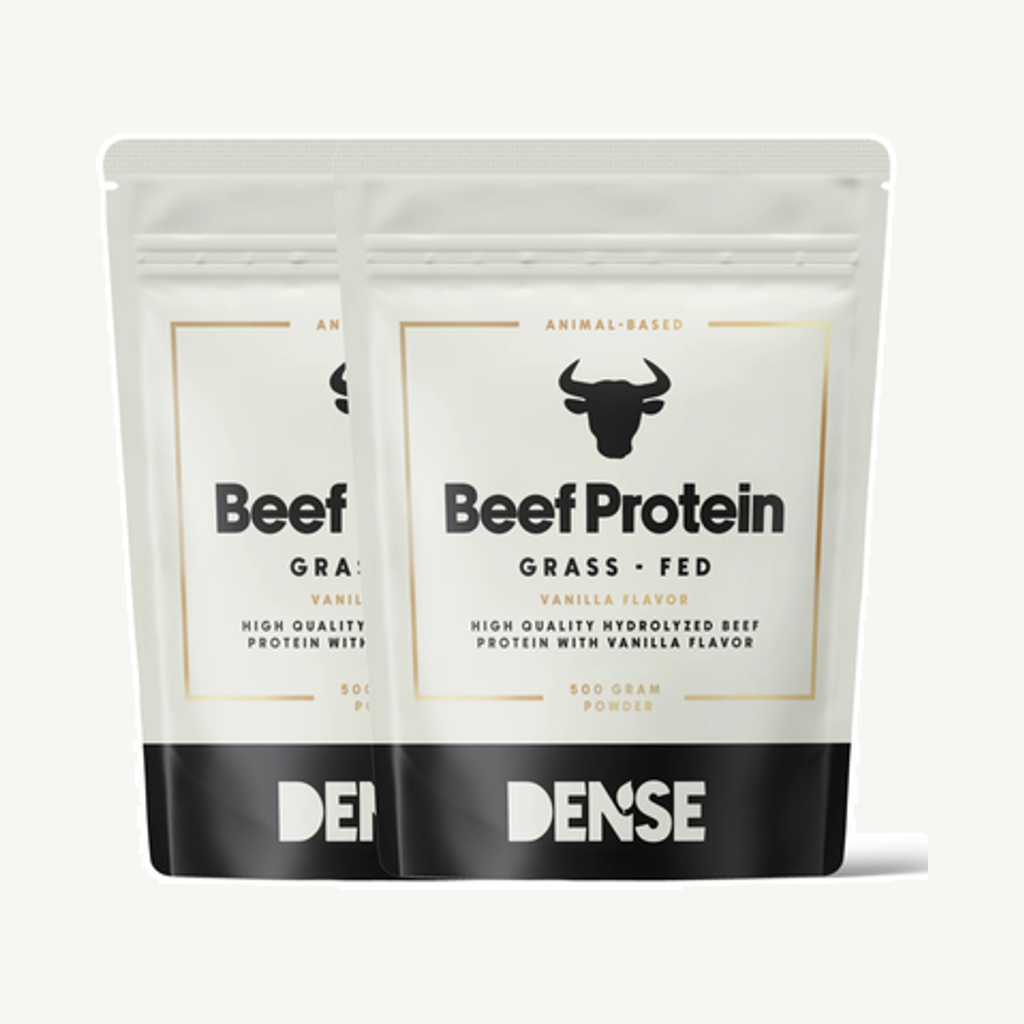 Förpackningen till Biffprotein Vanilj Ekonomipack 2x500g