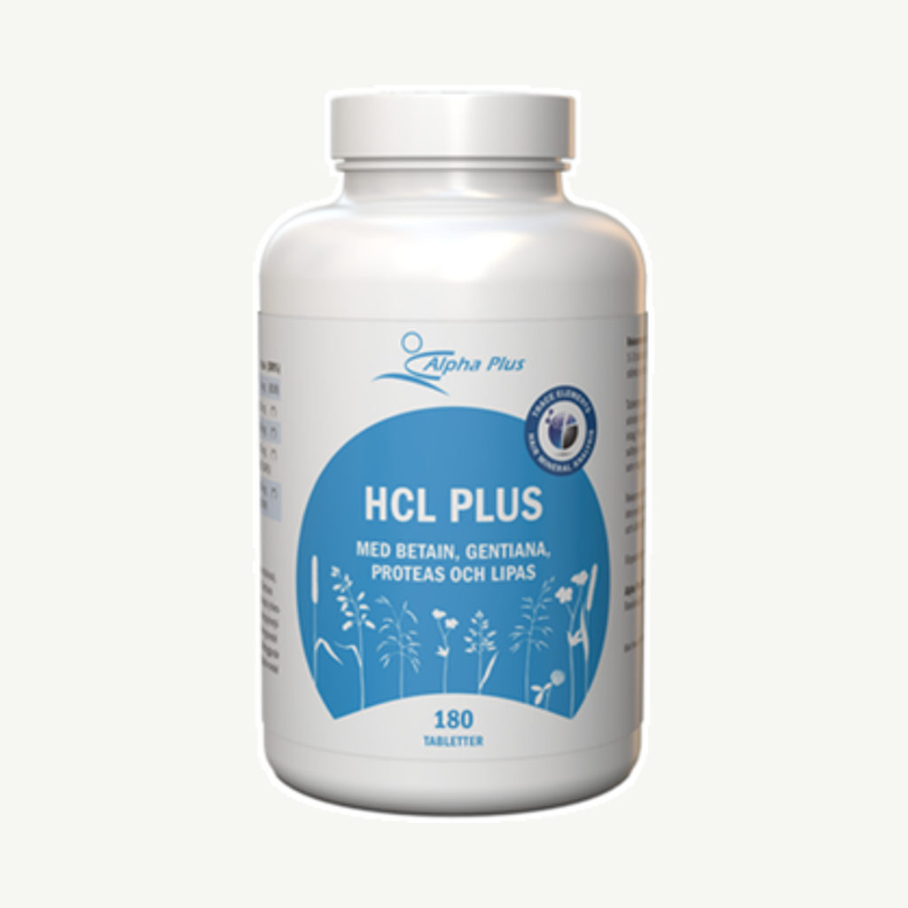 Förpackningen till HCL Plus 180t