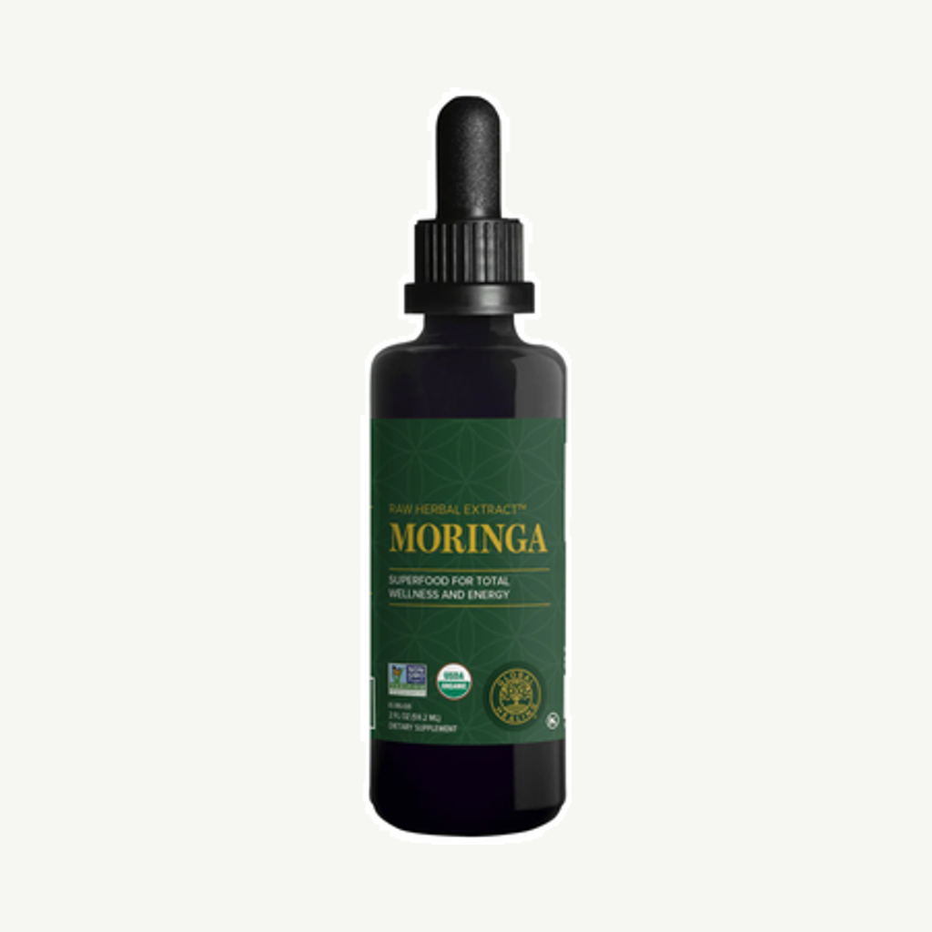 Förpackningen till Raw Herbal Moringa 59,2ml