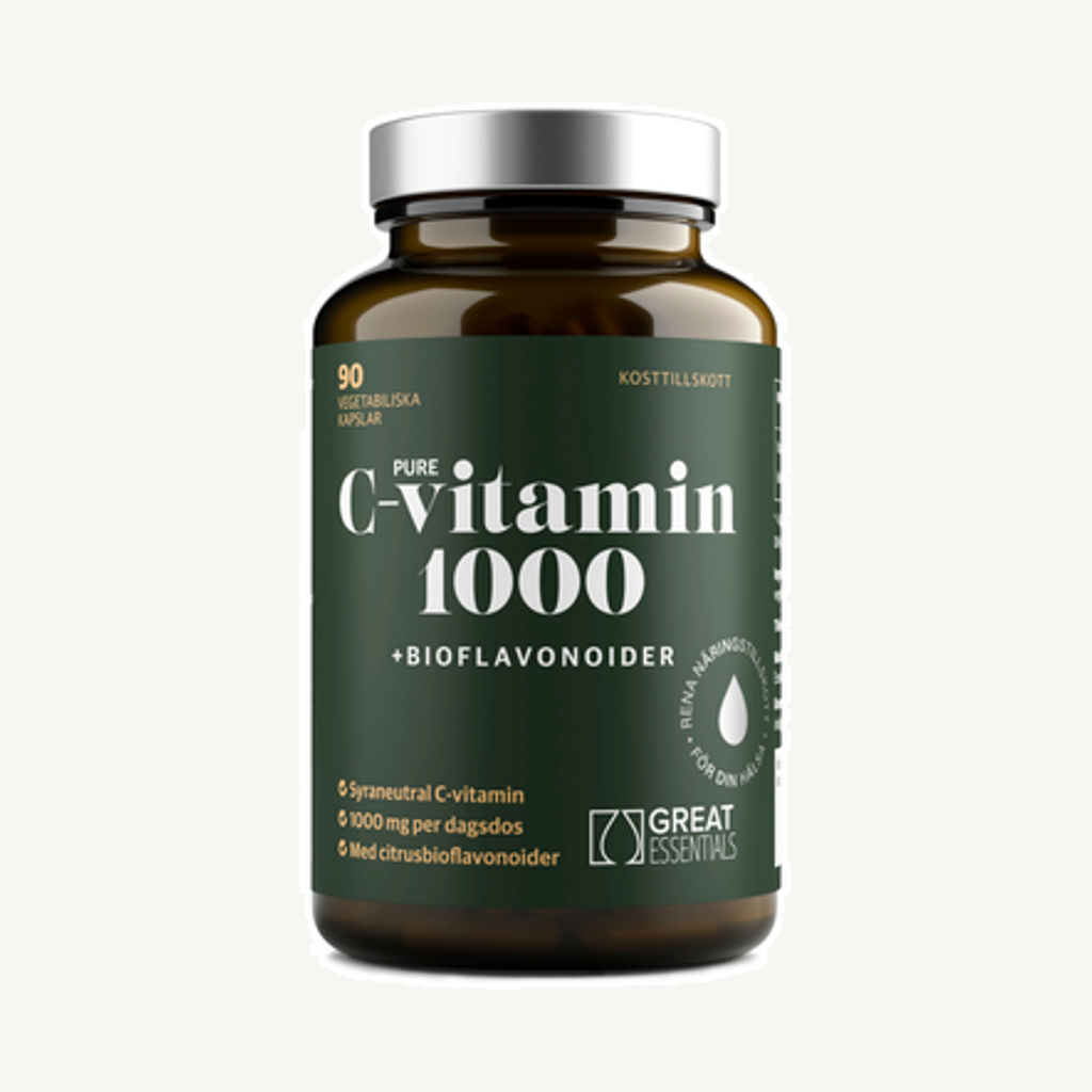 Förpackningen till C-vitamin 1000mg 90k
