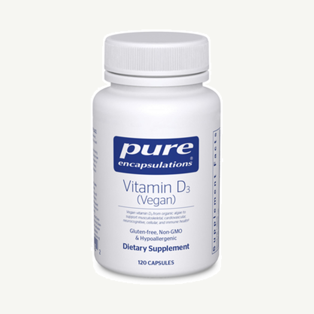 Förpackningen till Vitamin D3 2000IE Vegan 120k