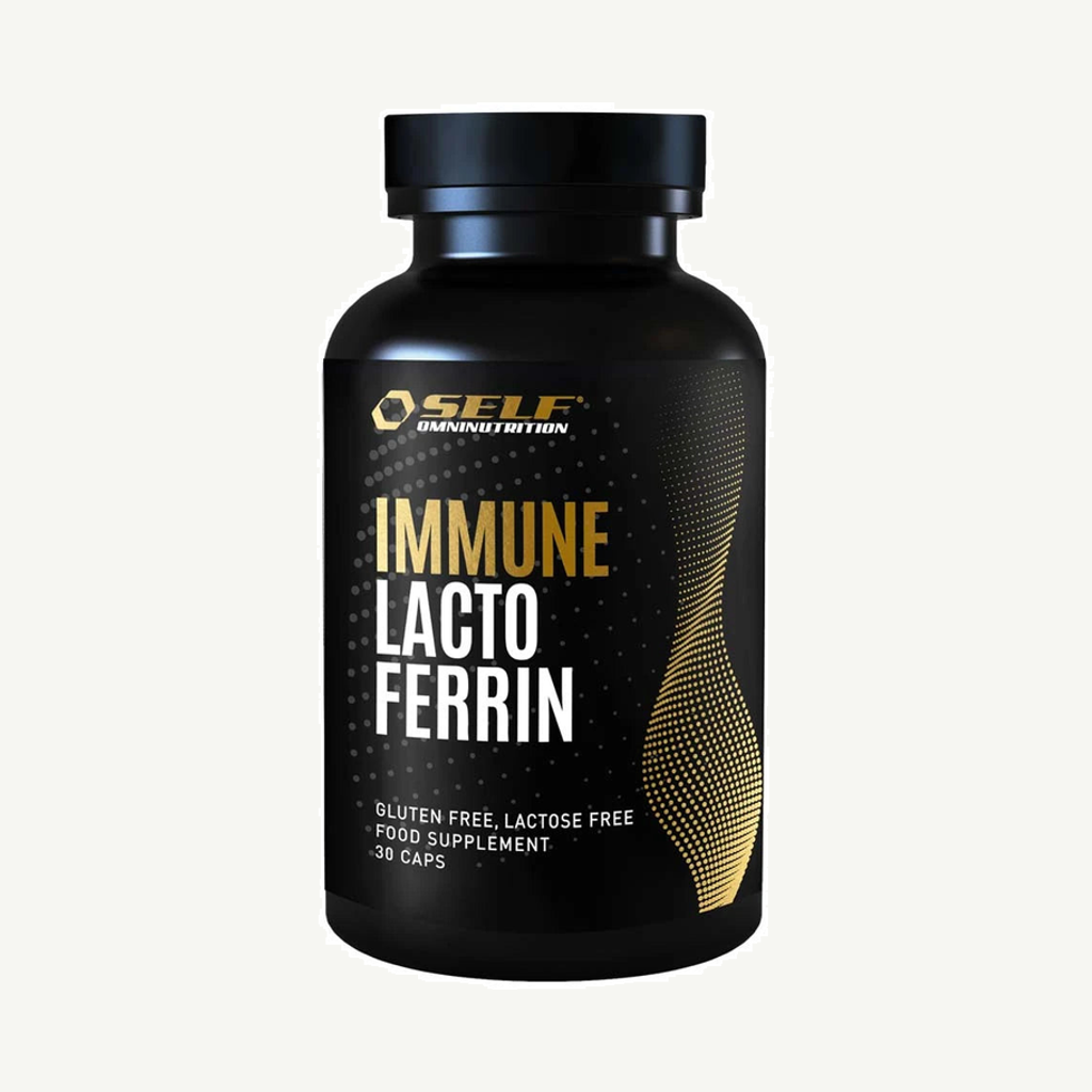 Förpackningen till Self Omninutrition Immune Lactoferrin 30 caps
