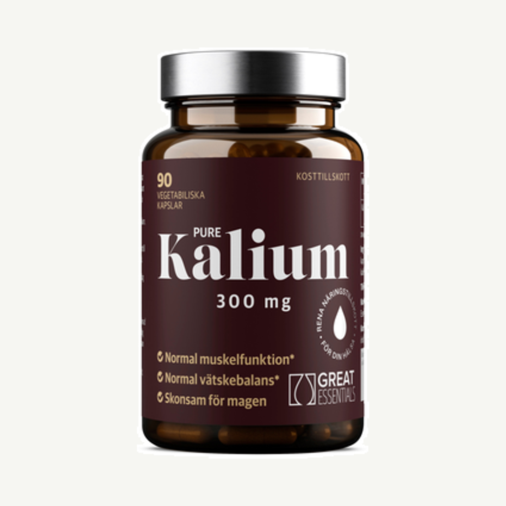 Förpackningen till Kalium 300mg 90k