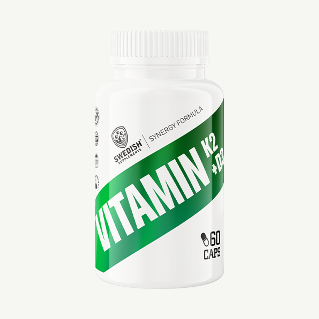 Förpackningen till Vitamin K2 + D3 60 kapslar