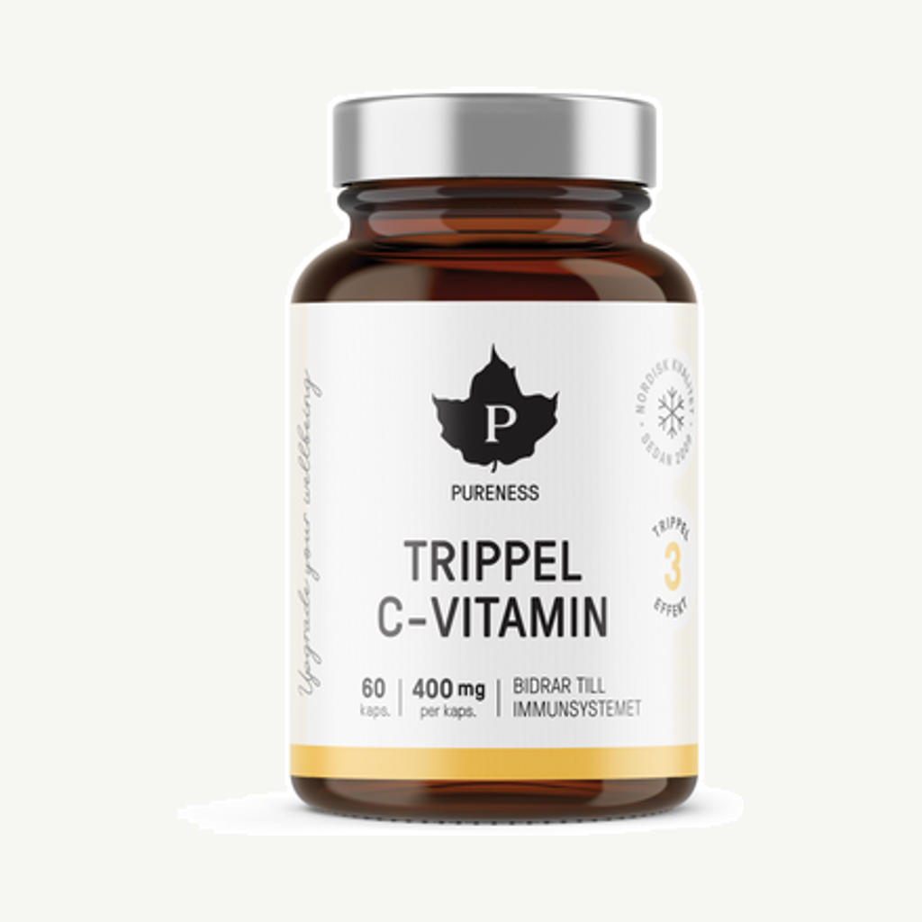 Förpackningen till Trippel C-Vitamin 60k