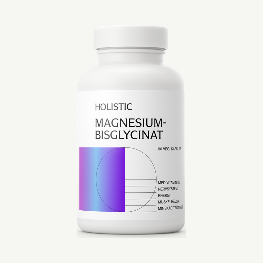 Förpackningen till Magnesiumbisglycinat 100 mg, 90 kapslar