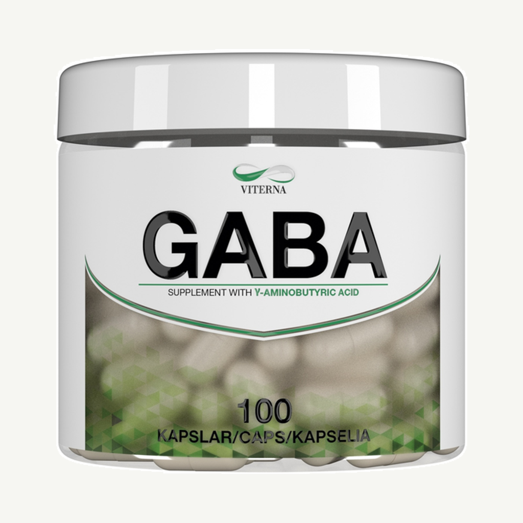 Förpackningen till Viterna GABA 100 kapslar