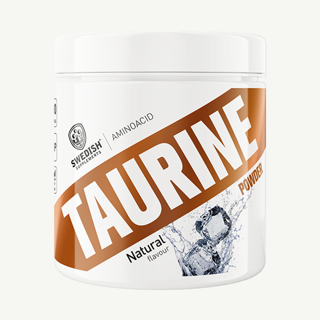 Förpackningen till Taurine Aminosyror 200 g