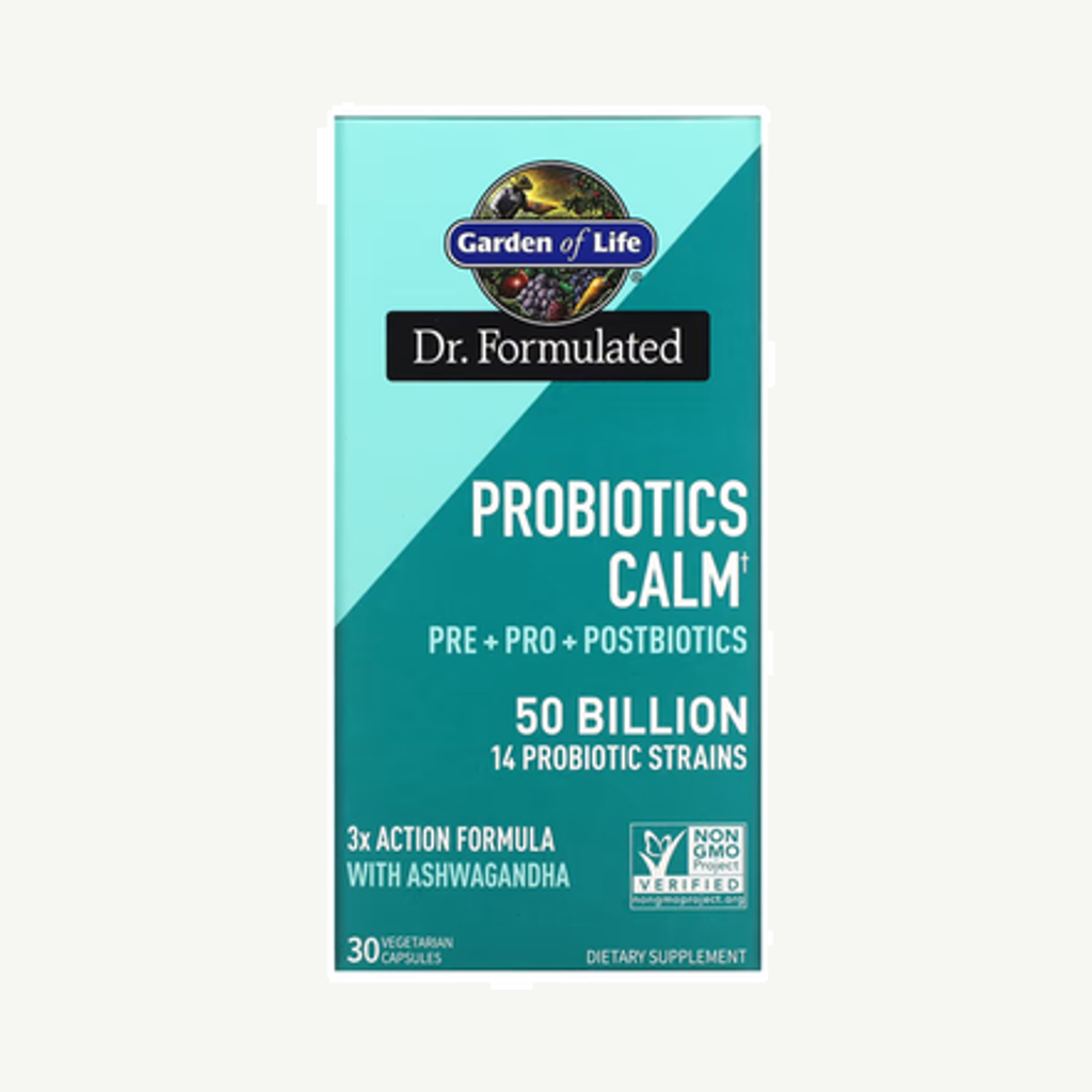 Förpackningen till Dr Formulated Probiotics Calm 30k
