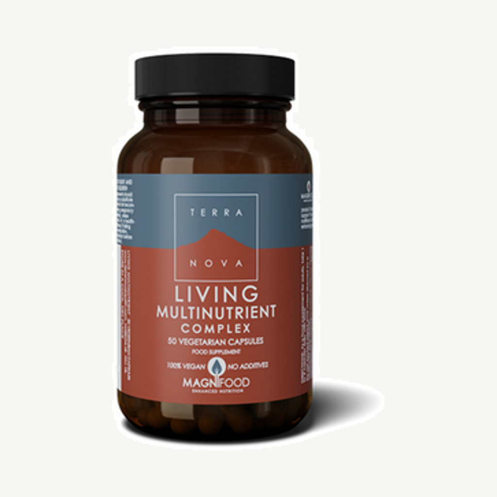 Förpackningen till Living Multinutrient Complex 50k