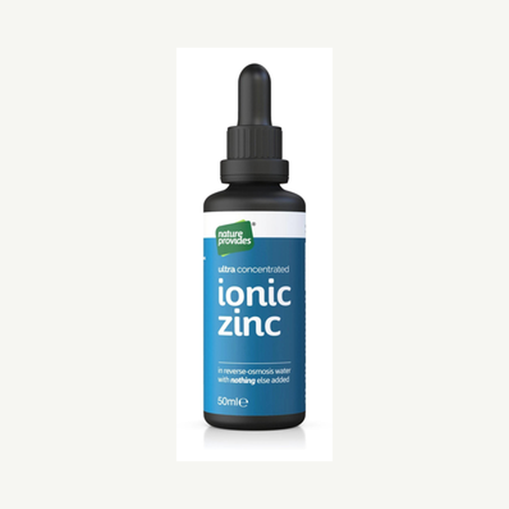Förpackningen till Ionic Zinc 50ml