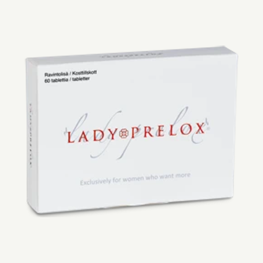Förpackningen till Lady Prelox 60 st