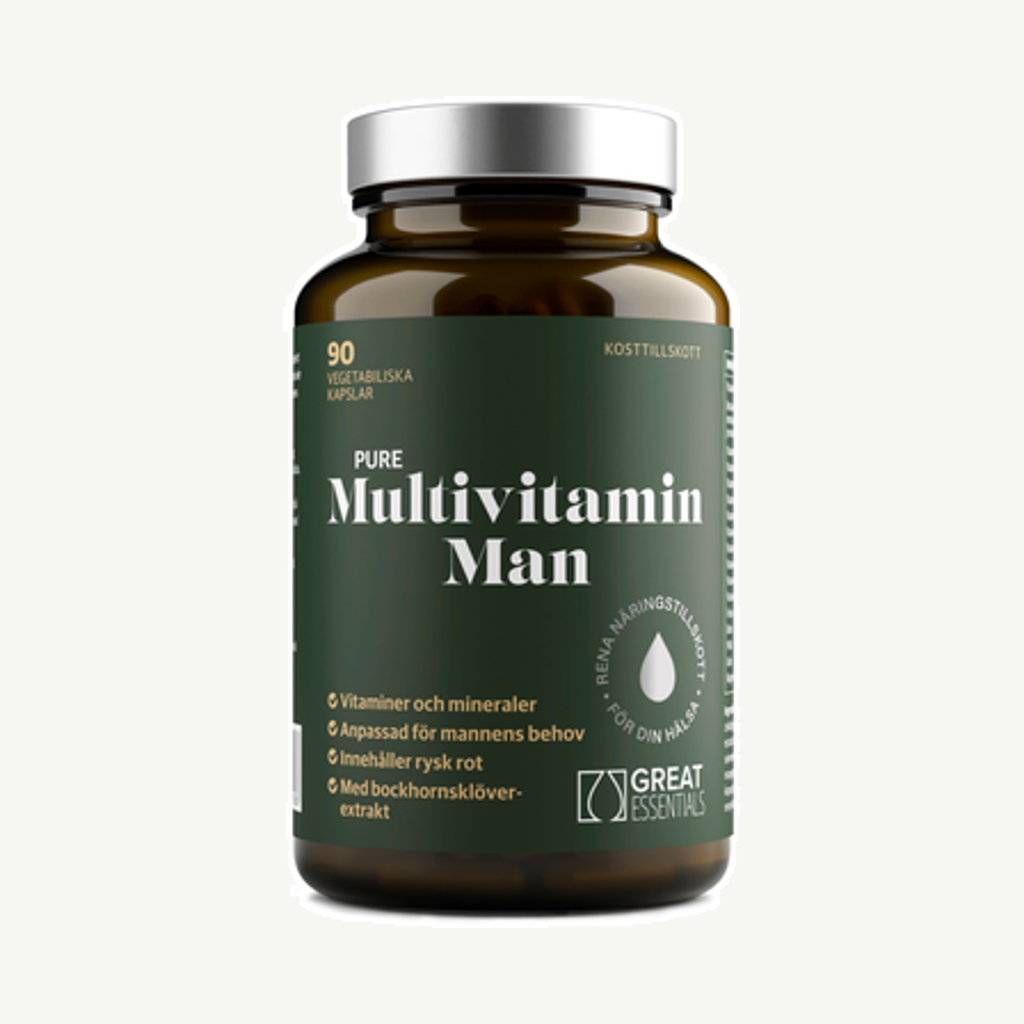 Förpackningen till Multivitamin Man 90k