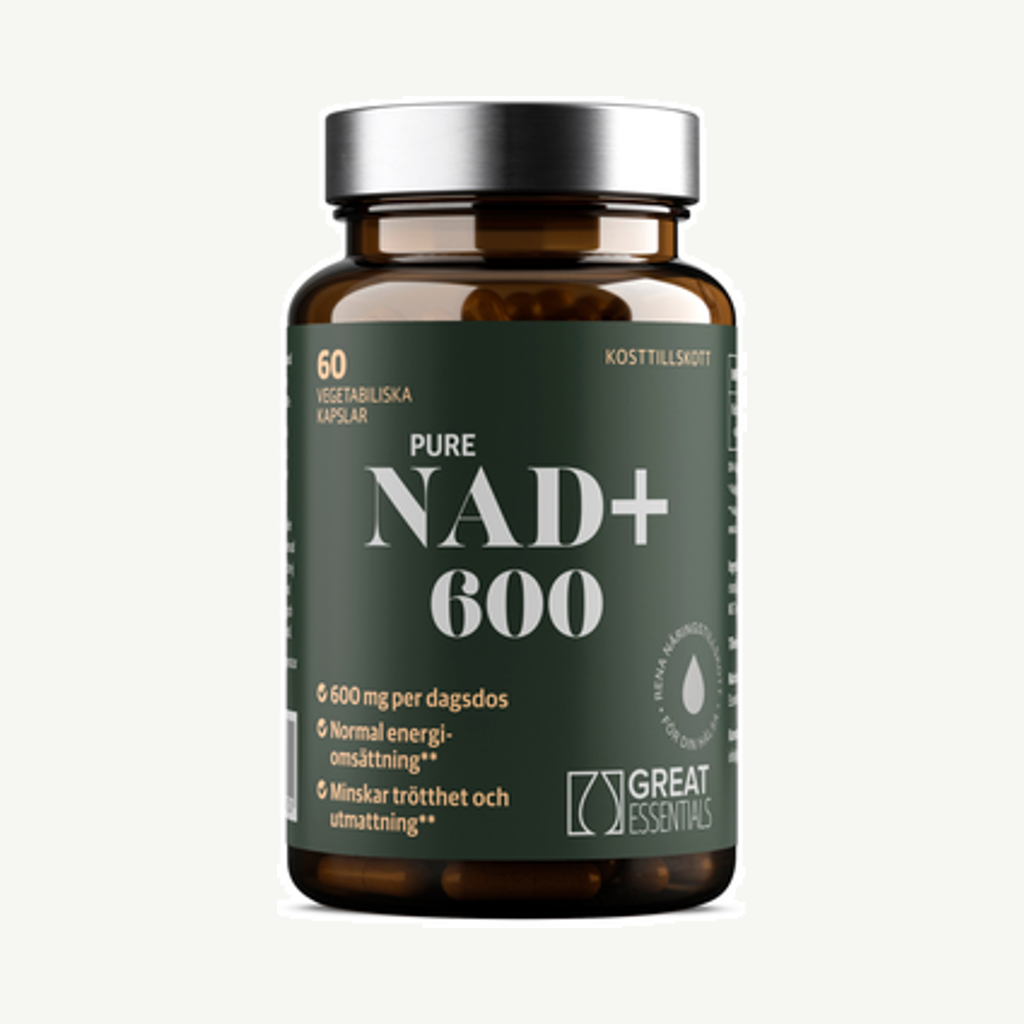 Förpackningen till NAD+ 600mg 60k