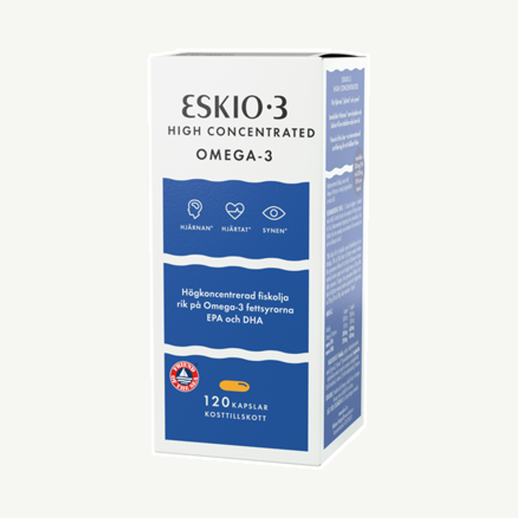 Förpackningen till Omega-3 High 120k