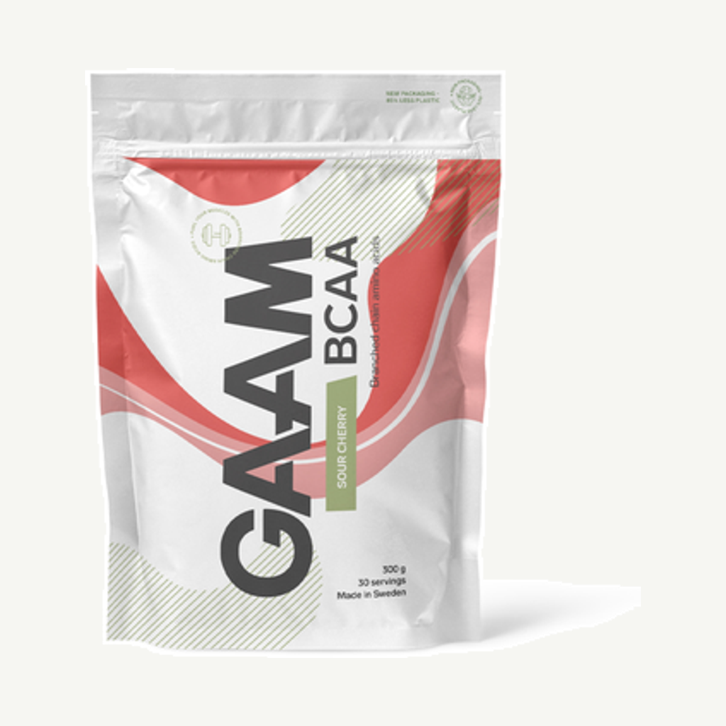 Förpackningen till BCAA Sour Cherry 300g