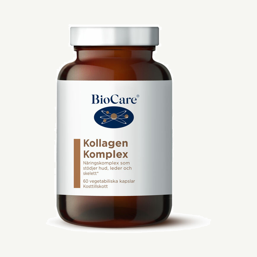 Förpackningen till BioCare Kollagen Komplex 60 kapslar