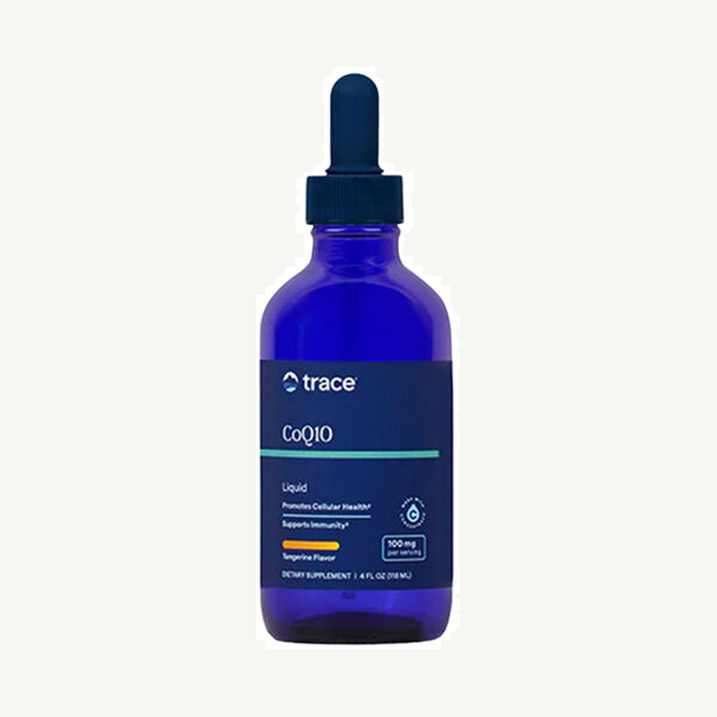 Förpackningen till Liquid CoQ10 (100 mg) 118 ml