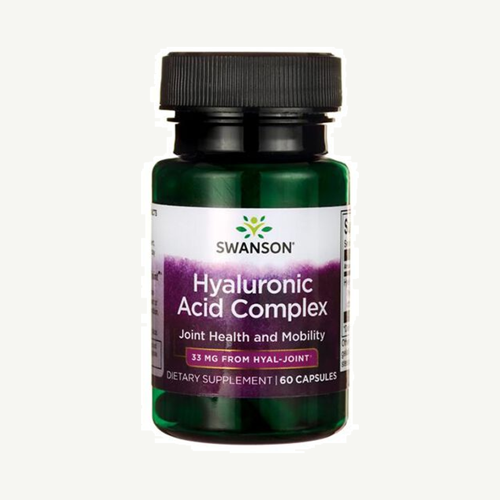Förpackningen till Hyaluronsyra Complex 33 mg 60 kapslar