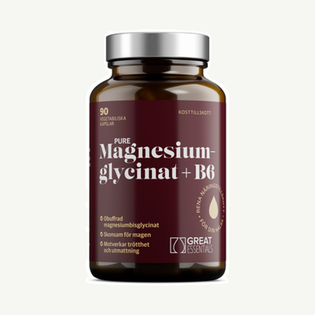Förpackningen till Magnesiumglycinat 90k