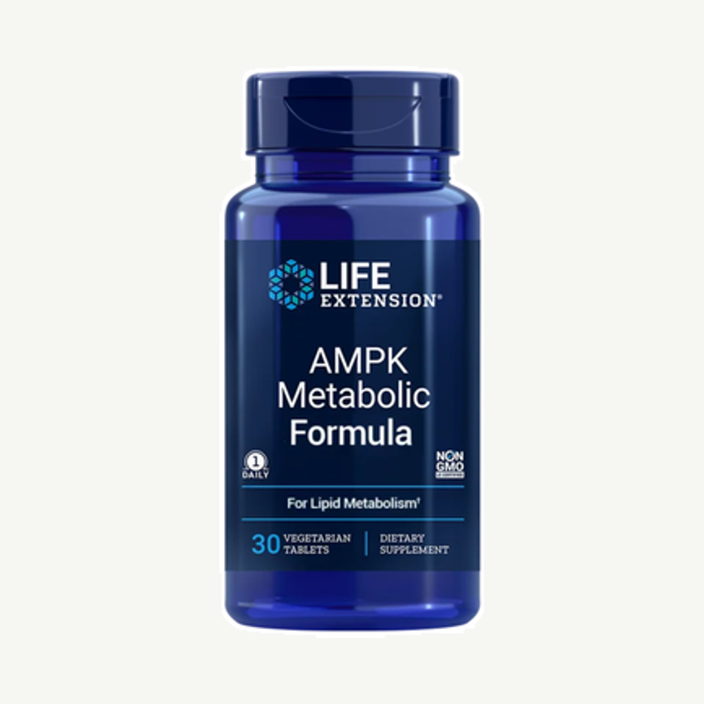 Förpackningen till AMPK Metabolic Formula 30t