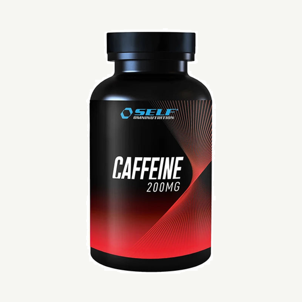 Förpackningen till Self Omninutrition Caffeine 100 tabs