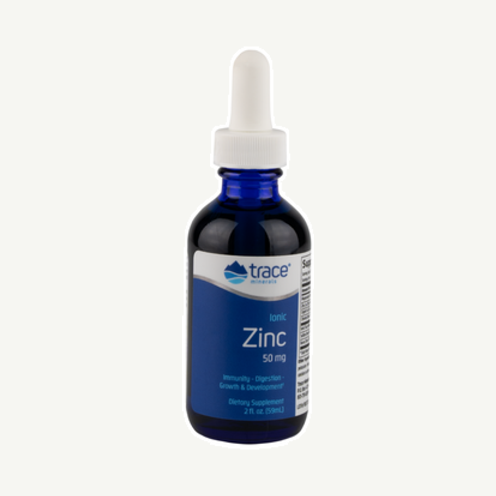 Förpackningen till Ionic Zinc 50mg 59ml